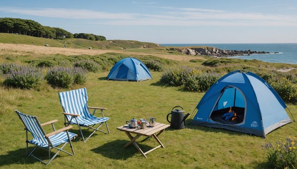 camper au cœur de la Bretagne à Concarneau